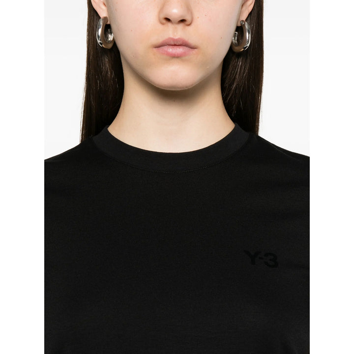Y-3 T Shirts - Black | 0b6b18faf5f6b2e68d30ac430e0987648d4e941a