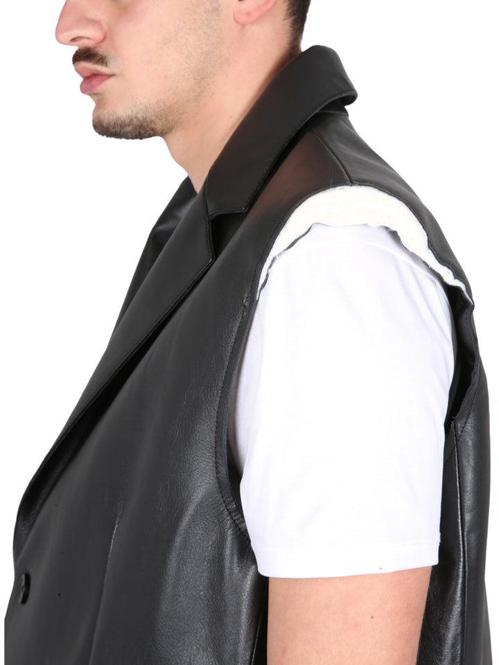 MM6 Maison Margiela Gilet - Black | Wanan Luxury