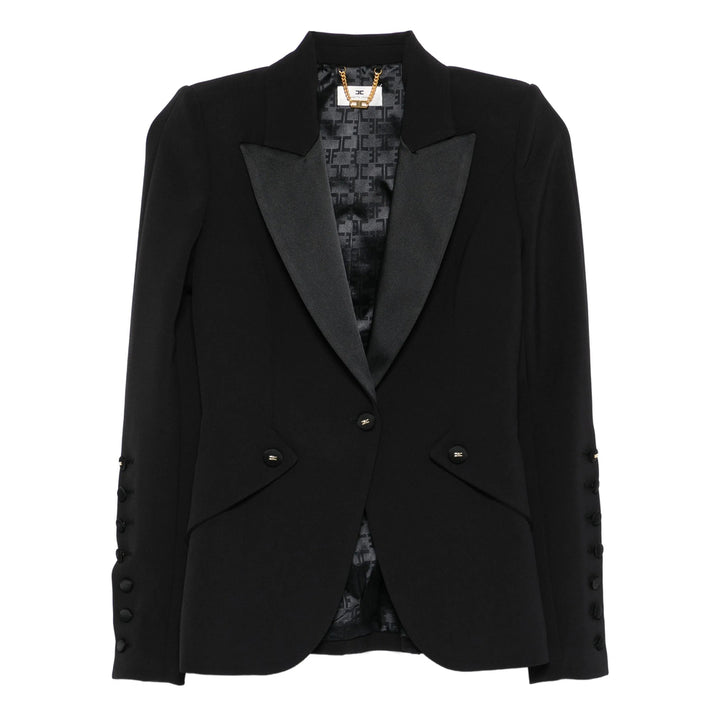 Elisabetta Franchi Jackets - Black | ef6e853dec0d55a8d832638b96f89ee954a0e49a