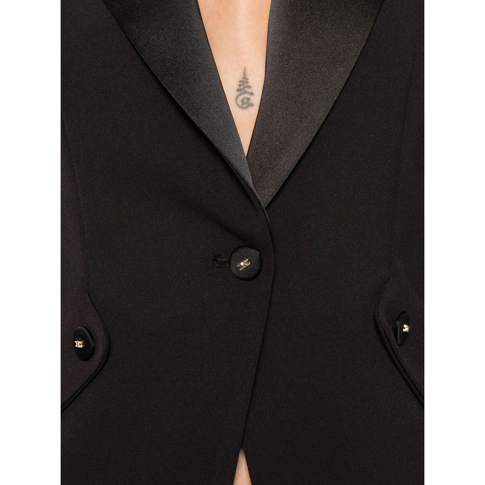 Elisabetta Franchi Jackets - Black | de517fc6bc66cfe7f638070edbbb0fc69b3a725f