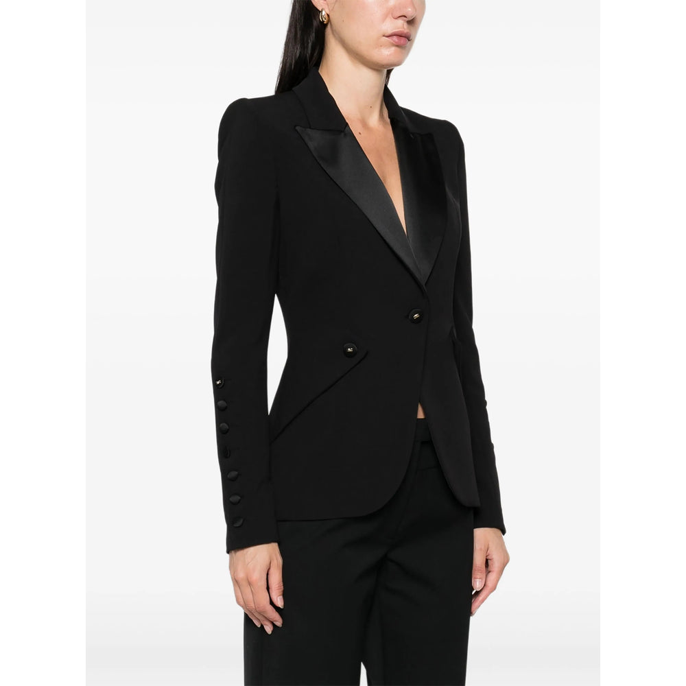 Elisabetta Franchi Jackets - Black | d1568a14e466364f4bfea1ba30117d7640dc671f
