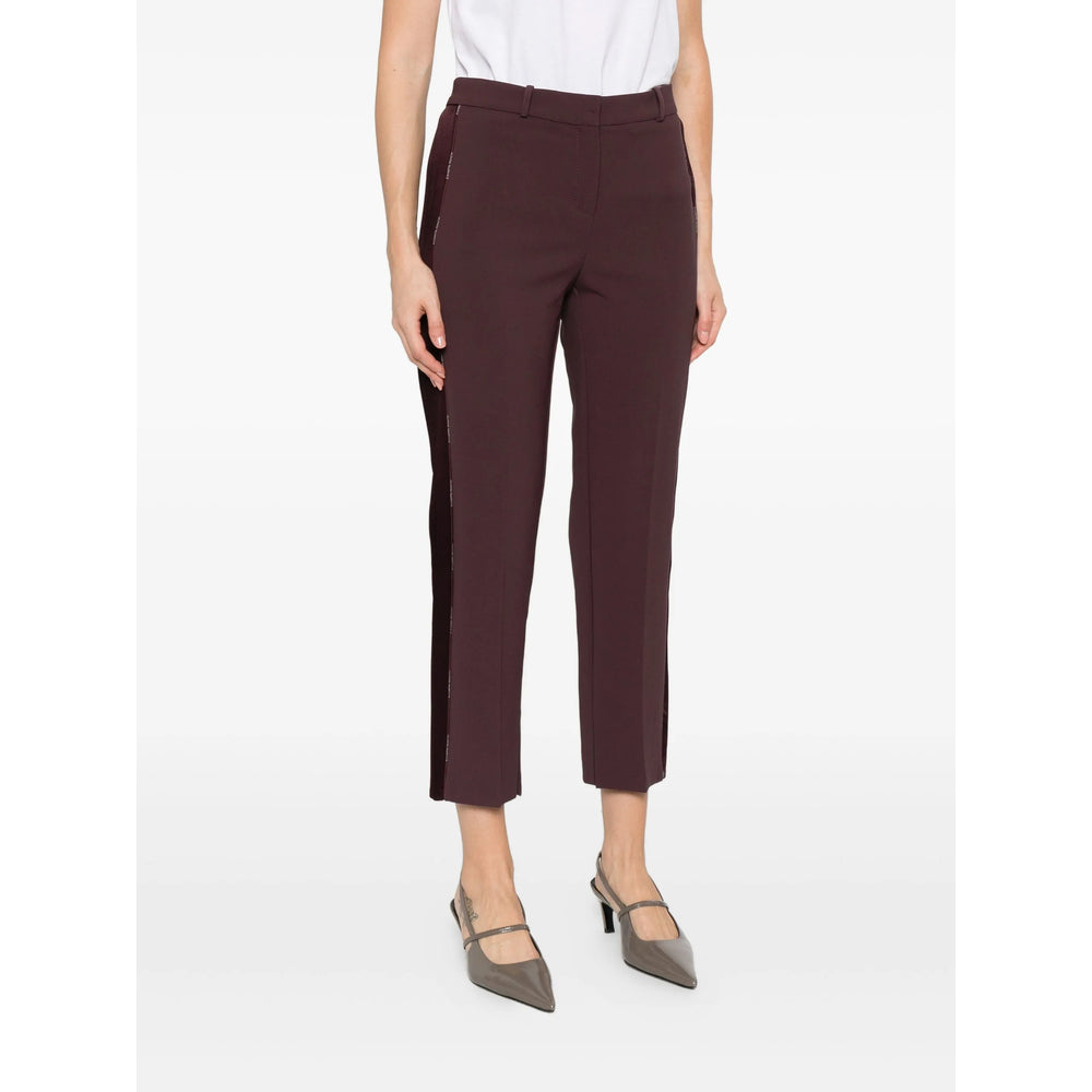 Elisabetta Franchi Pants - Brown | d03d9a9ed2c9bf3a9f0f218e2929d97601213afa