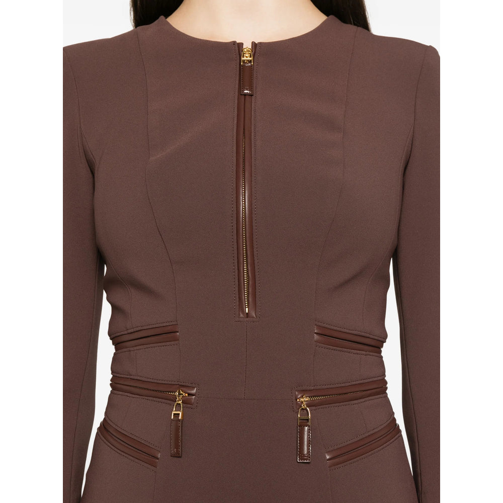 Elisabetta Franchi Dresses - Brown | 7b36ee617ed9d3ccdc53bf0e3ed9b37956b3811d