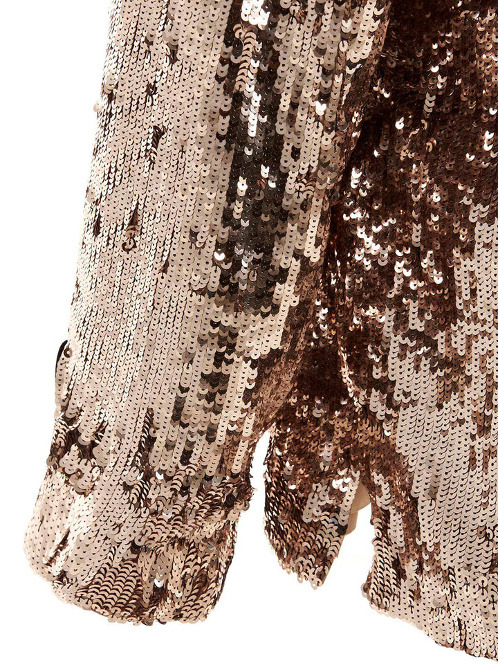 Gucci Sequin Shirt Shirt and Blouse - Silver | c6a808dd7e535646f71734b46b2a3a611ad472dd