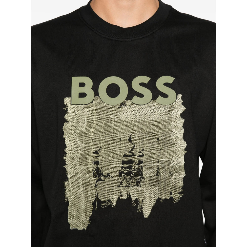 Boss Sweatshirts - Black | 6823c9f577f5195fef9ff589852846f6e88887a1