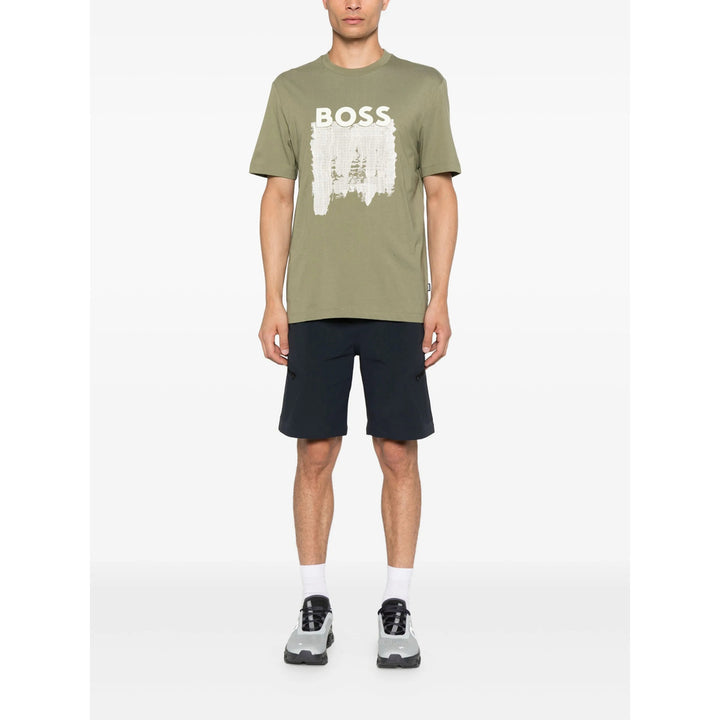 Boss T Shirts - Green | 074cea0c7250cd5fc04300cbbd497ed2e2d63b80