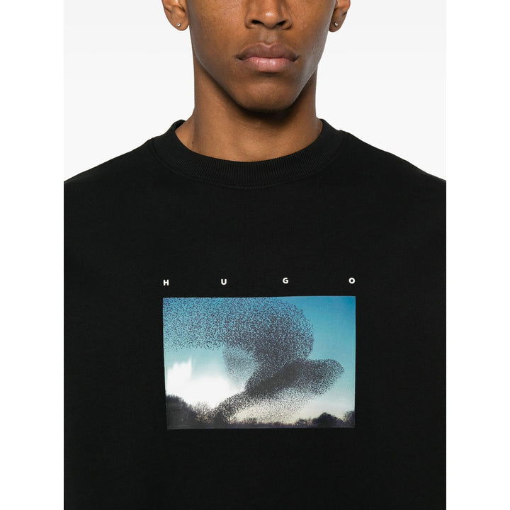 Hugo Sweatshirts - Black | 92ea29ca6a42c5fc8c94708c5f904d17660af210