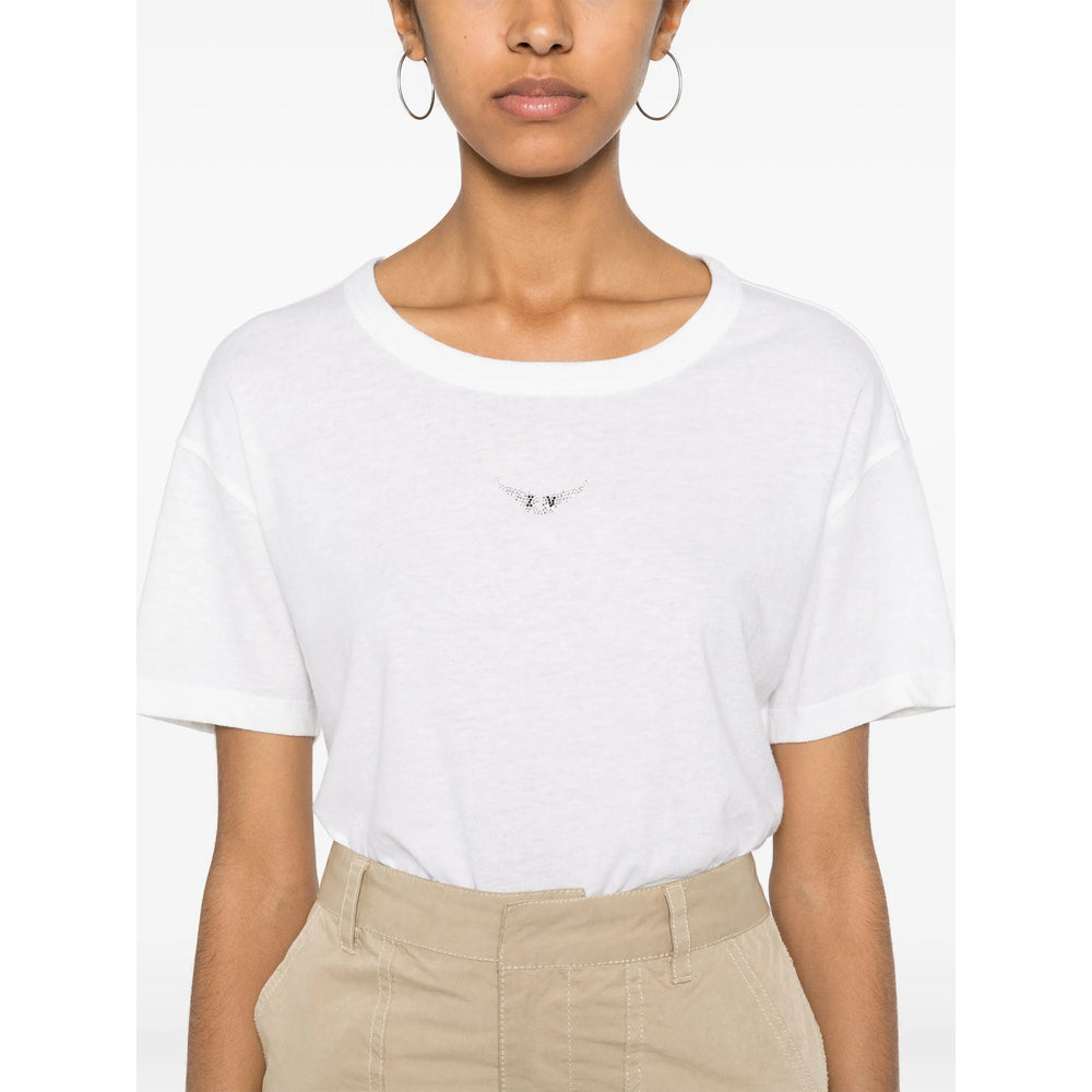 Zadig & Voltaire T Shirts - White | 906dcd5ceabf80fd675b397cf8fb375df751015a