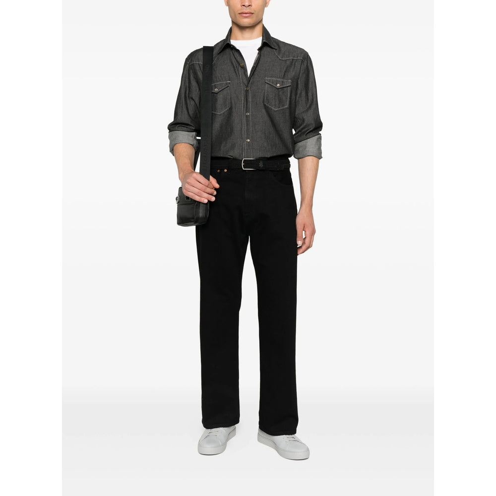 Barba Napoli Shirts - Black | 33b752dbbce576c3ea6b72c6608378a16054ec2e