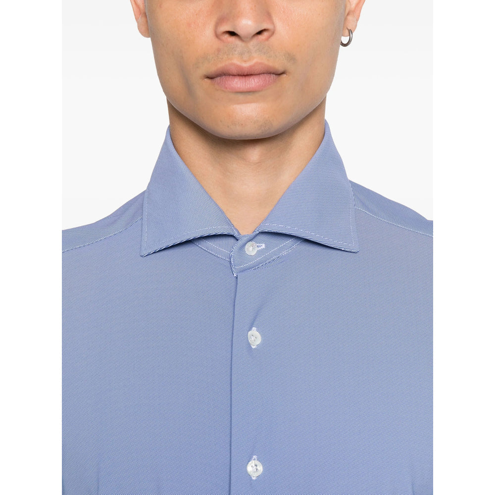 Barba Napoli Shirts - Blue, White | 6cb144efdb2e8a7ae14d11b55958567c8abe0742