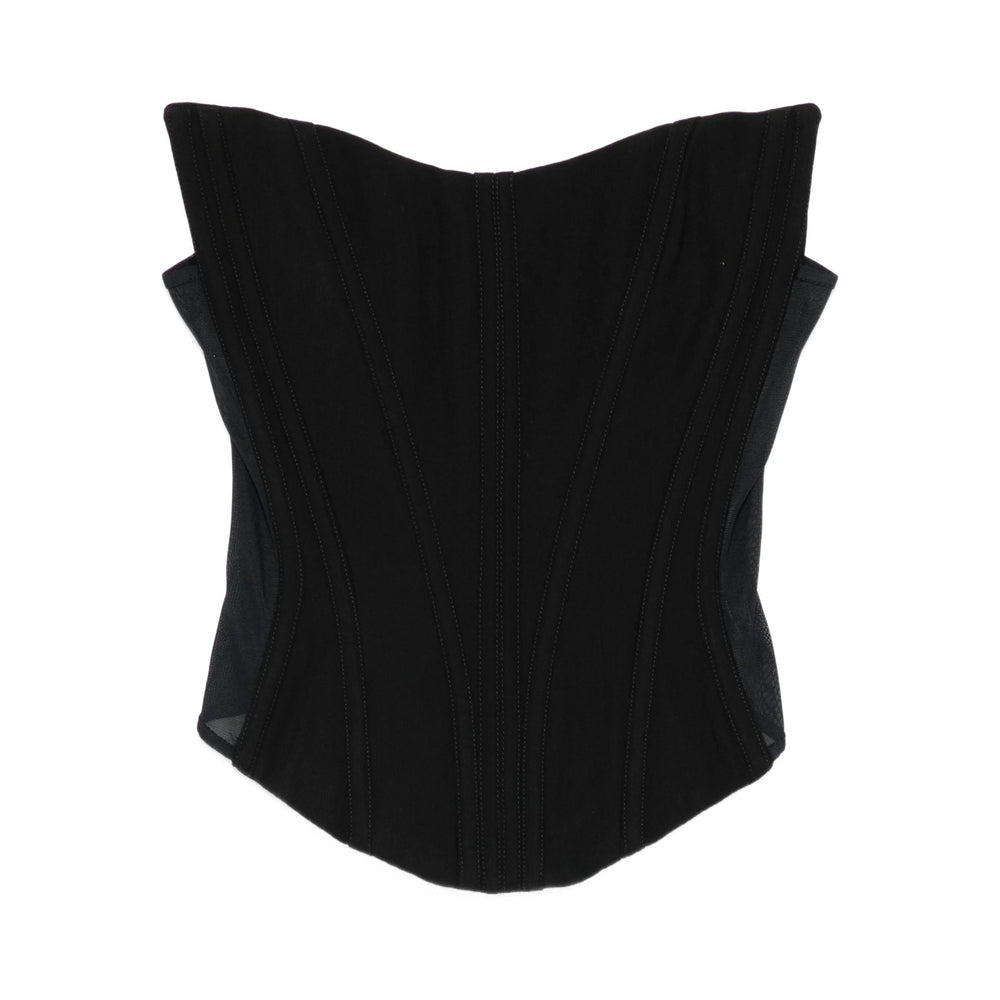 Mugler Tops - Black | 4a58939e9a9e9f2a145536fe20404c85665f56fc