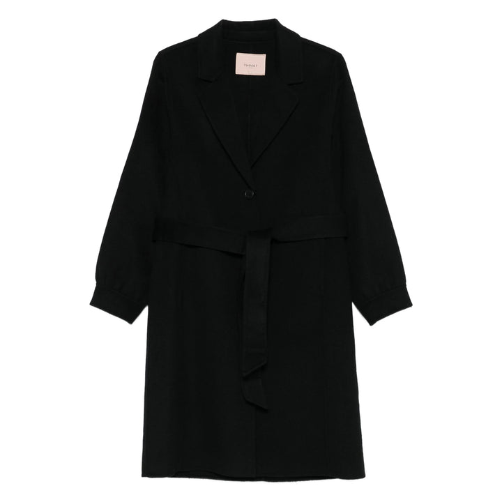 Twinset Coats - Black | 14320ef95fa0cf0bf213601fb72e0ad9f38065b5