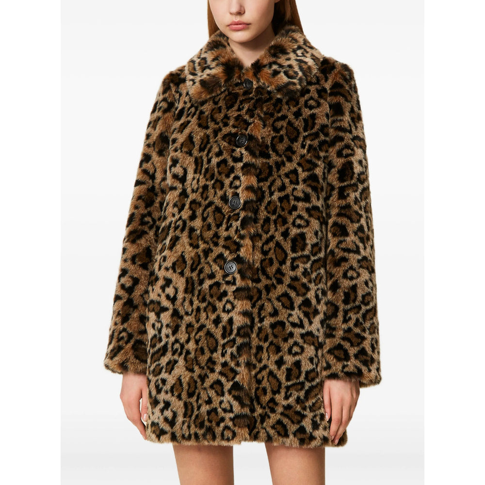 Twinset Coats - Brown | 72eb323a651b6f94363c178e6f3bfc89040bb55a