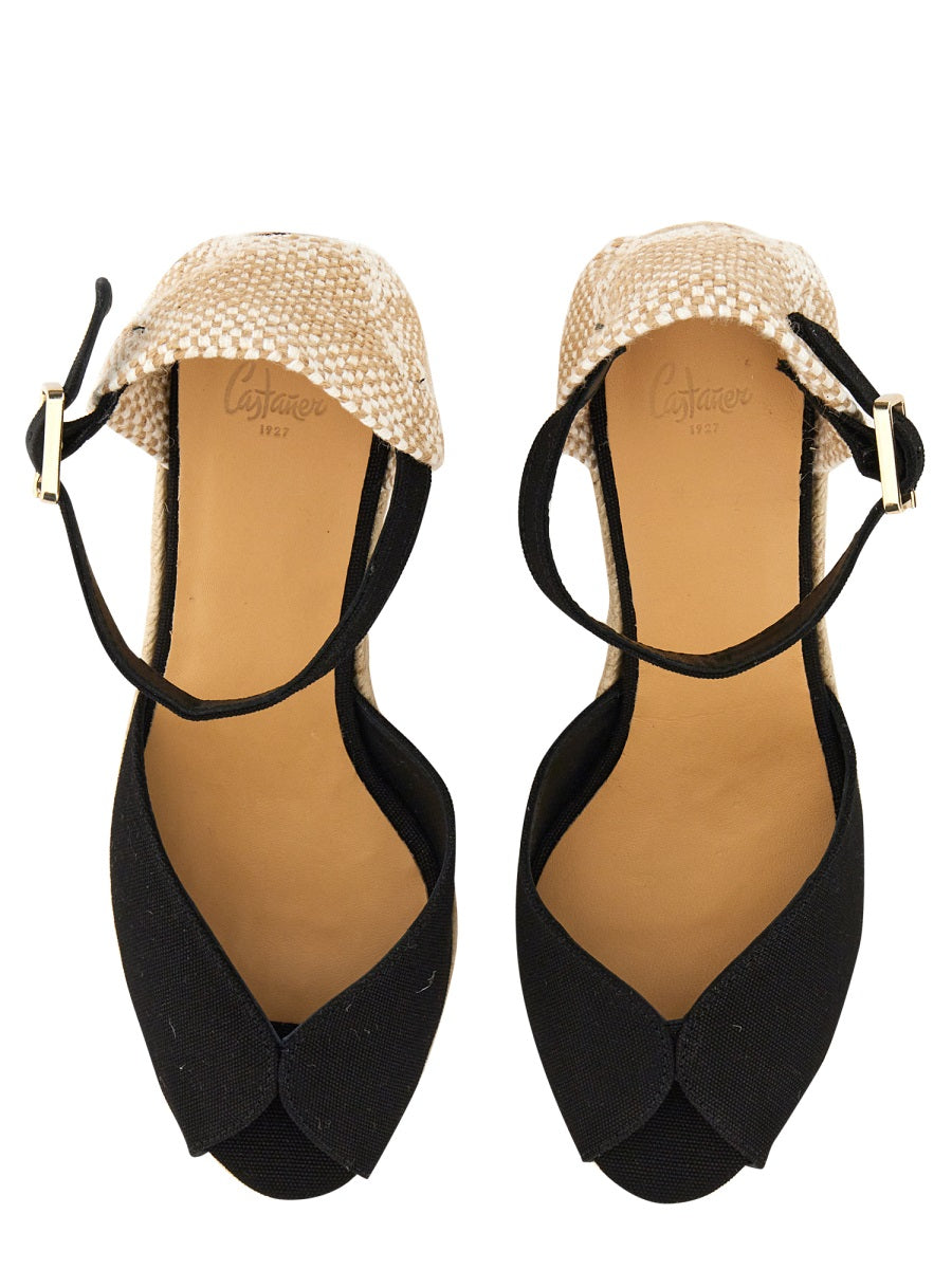 Castañer Wedges - Black | Wanan Luxury