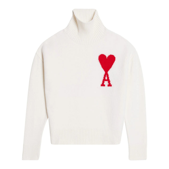 Ami Paris Sweaters - White | c3f48e26b5a0c3ab67368c1ac0f53b0a3a6e9e24