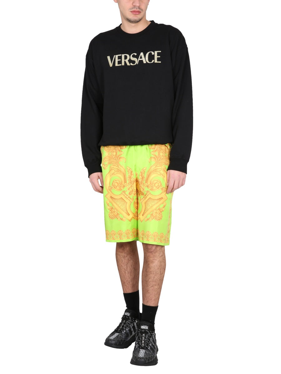Versace Shorts - Green | Wanan Luxury