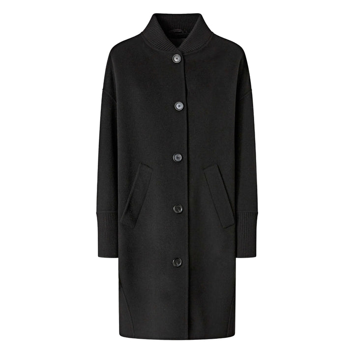 Pinko Coats - Black | e7a08020f9642dd5611224e61457cf8a65bdecb4
