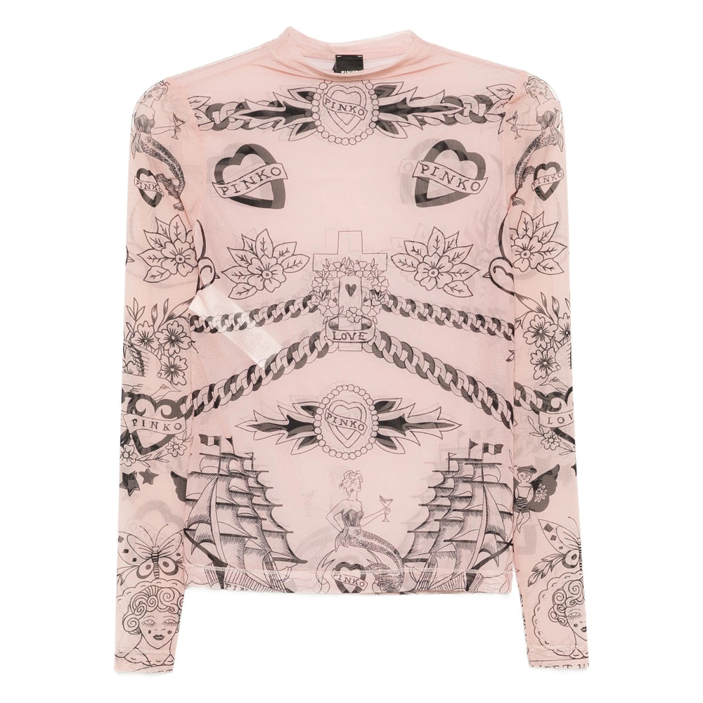 Pinko Sweaters - Neutral, Black | 68bb1a7fc451281b0107e074606e3c5c9b364c7d