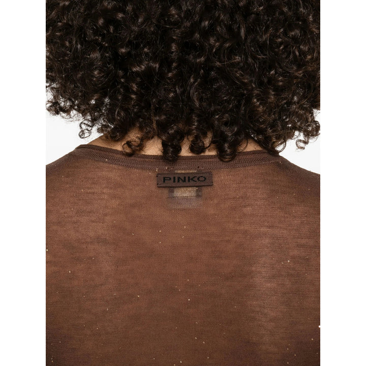 Pinko Sweaters - Brown | 96ddcab5ad9818c98557b9906e4067fc72bd4c51