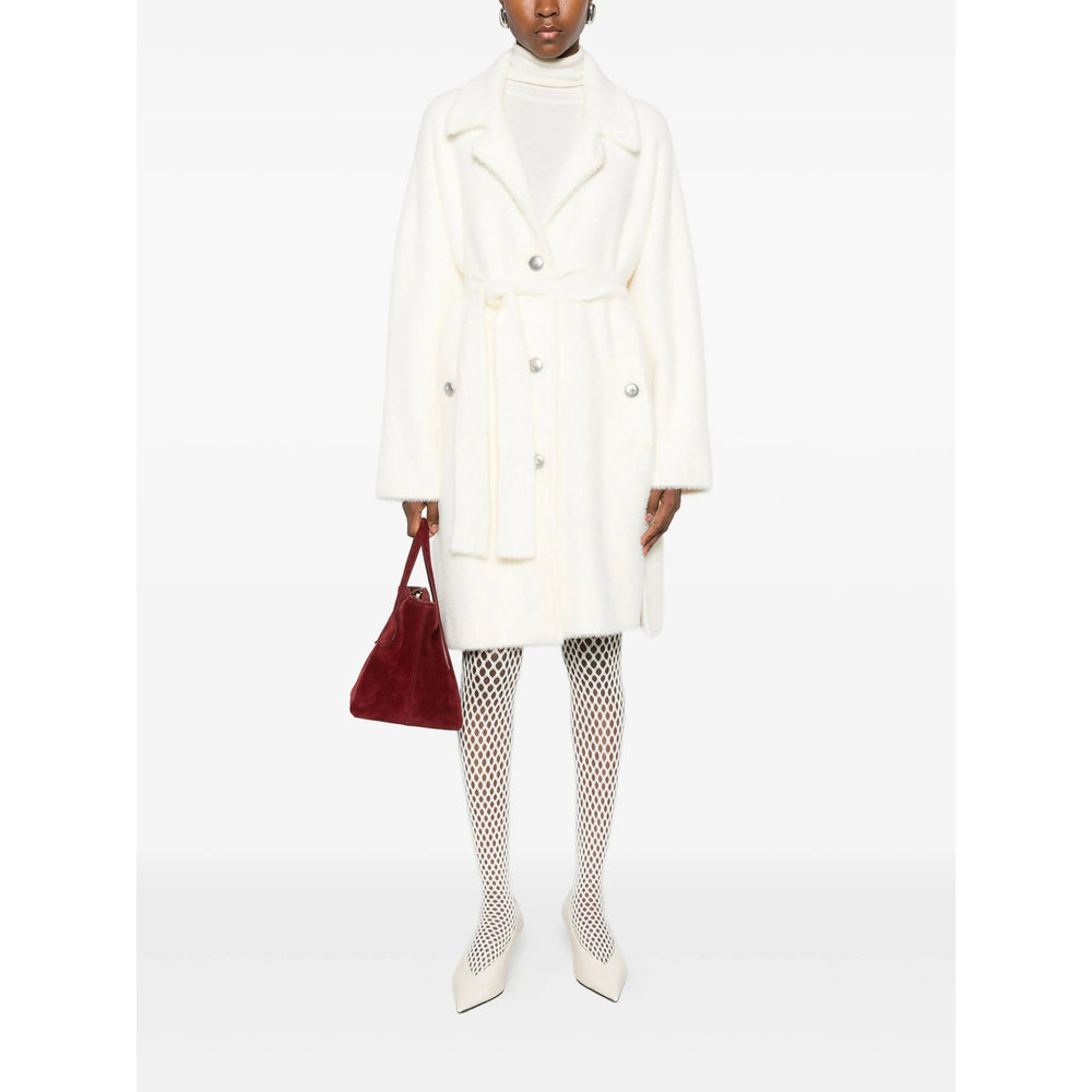 Pinko Coats - White | 61fe4b0154f005d26a3fefebbbf8cc5e5807fab0