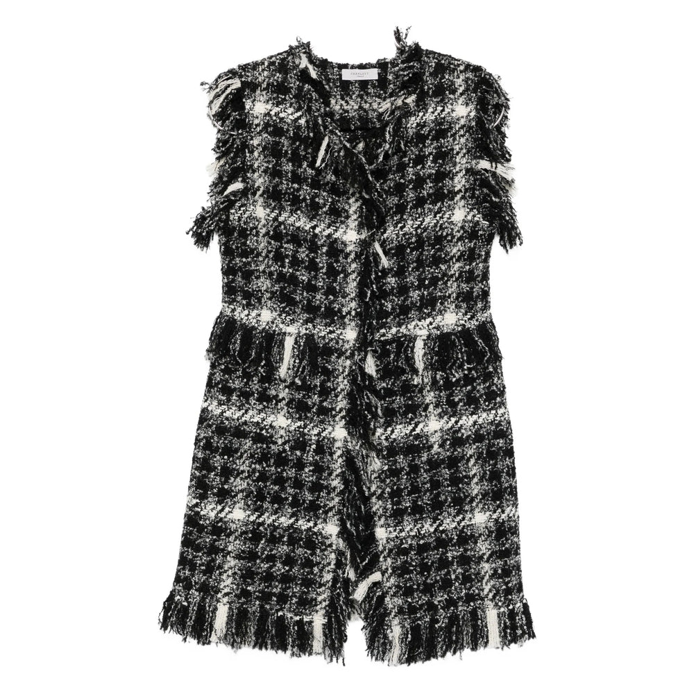 Charlott Waistcoats - Black, White | ab08d313fe8b349f520865c5550c2b22fc6ace6c