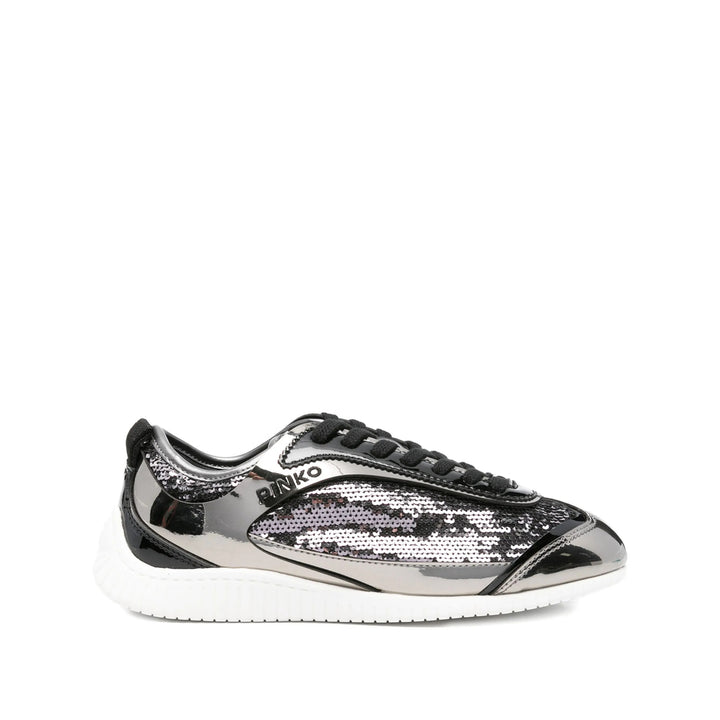 Pinko Sneakers - Silver, Black | 392f42f51e4b19c7a69176b5d8b9cefd55865f3f
