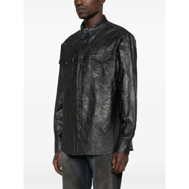 Mm6 Maison Margiela Shirts - Blue | 32875f55fba3b8f25c5f294f8e0d66cd5329d9e3