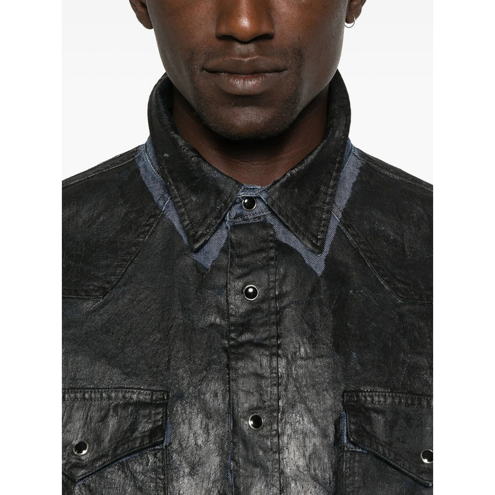 Mm6 Maison Margiela Shirts - Blue | 1a743f8415e4e3cce63e8cceebd1fb5370cf5b91