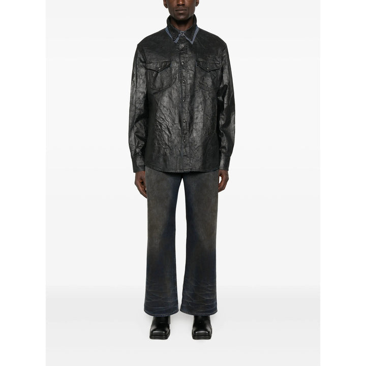 Mm6 Maison Margiela Shirts - Blue | 85cf1e38c7f3f8146bd4ece23d4981a30a06c3cf