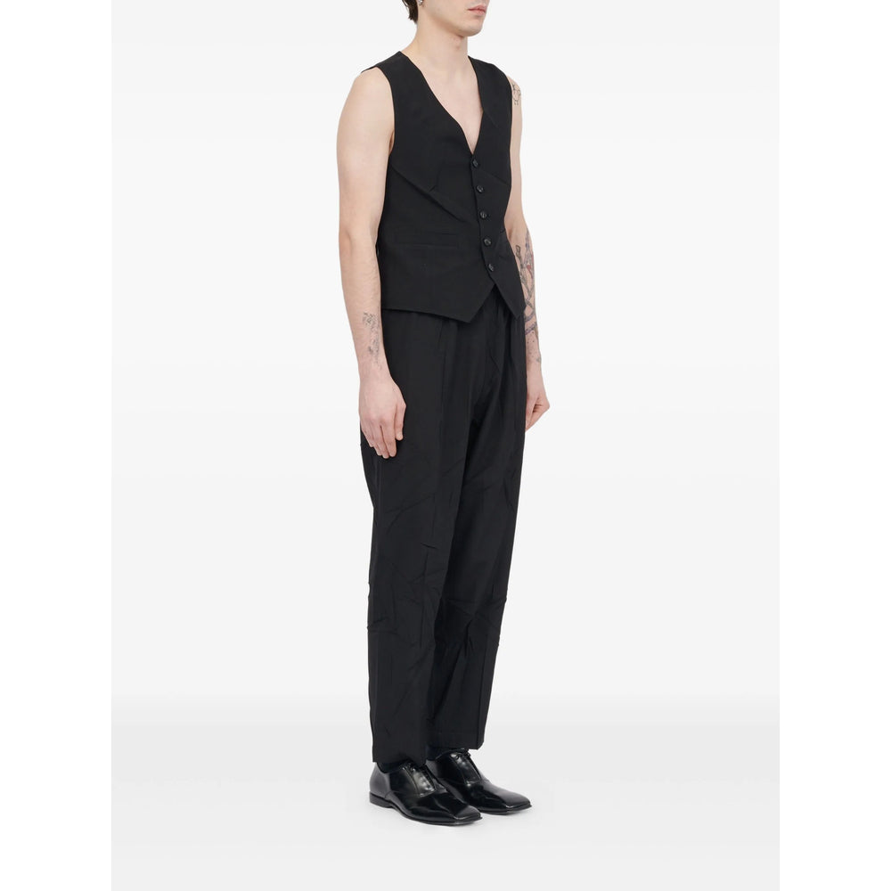 Mm6 Maison Margiela Outwear Waistcoats - Black | 9c220f04ab55510c06c926c29cb34796545f272c