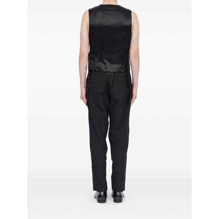 Mm6 Maison Margiela Outwear Waistcoats - Black | f5e1ebc490557f08c28bbc4b4295baade3718a79