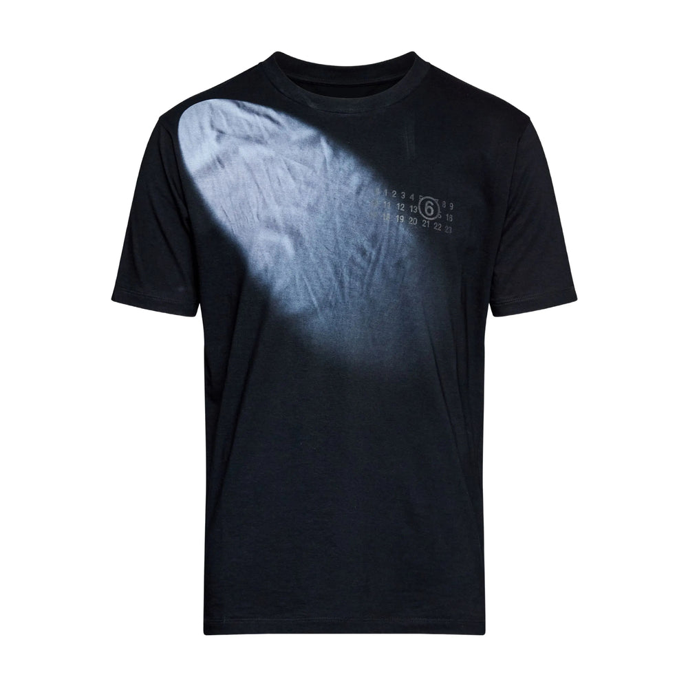 Mm6 Maison Margiela T Shirts - Black, Blue | 920650fb5e7bd18f78a377eaff0734eeebe08c76