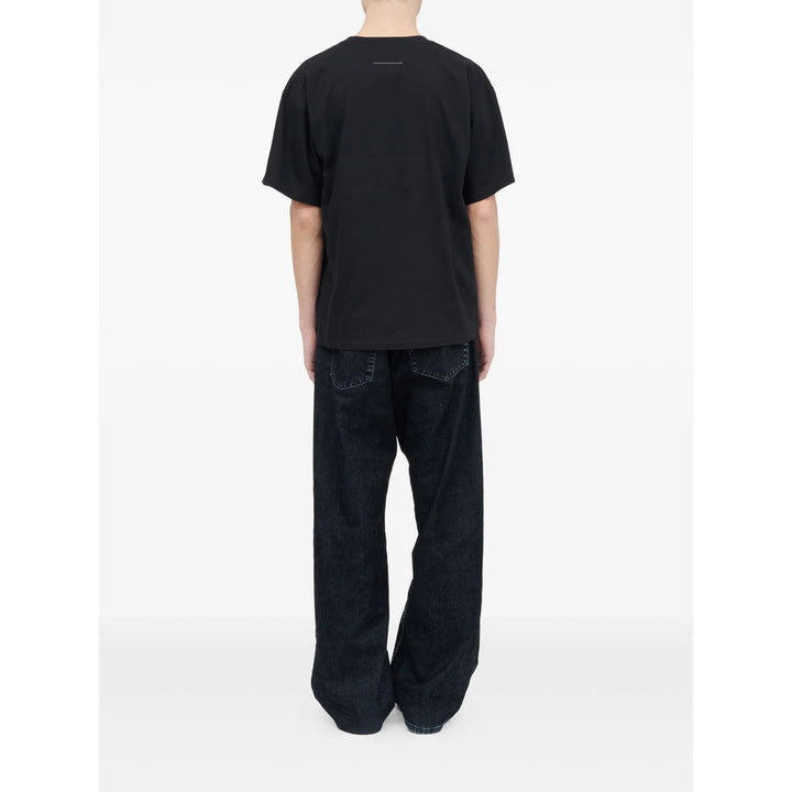 Mm6 Maison Margiela T Shirts - Black | 129696c01d6c5793aea1e3af4260de12e97b8c5e