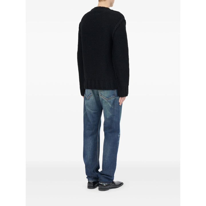 Mm6 Maison Margiela Sweaters - Blue | 5b532227c6b499c2bb4fa561d812847197441998