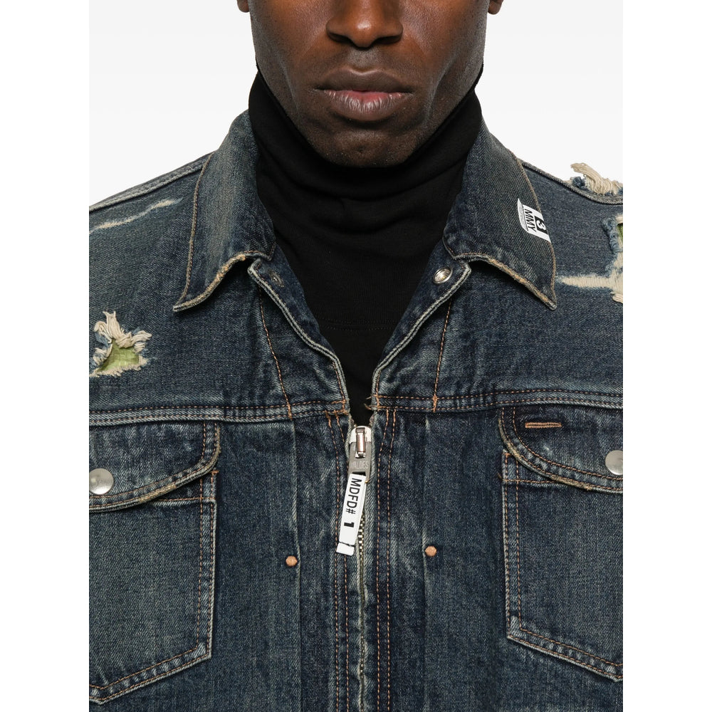 Maison Mihara Yasuhiro Outerwears - Blue | 38bf54ecc94717f9648e7ac7776b15db0b39c794