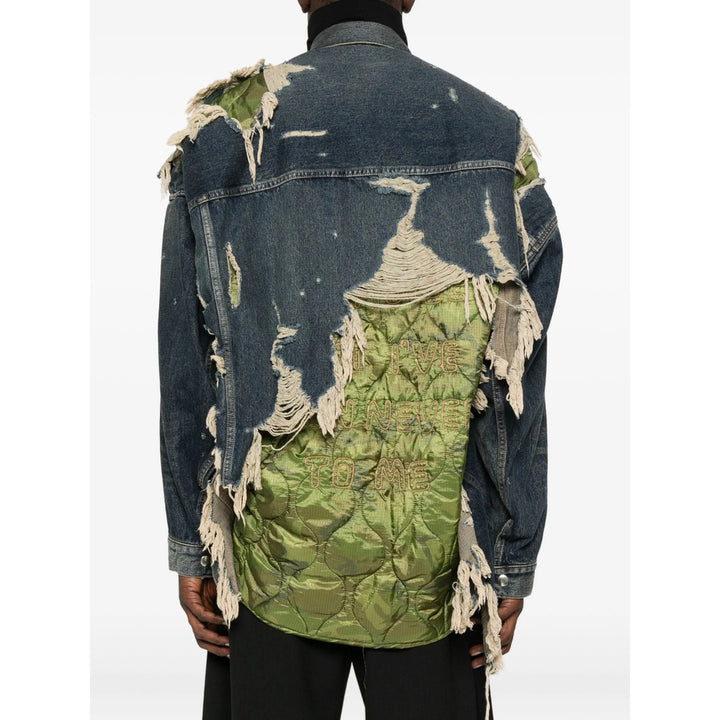 Maison Mihara Yasuhiro Outerwears - Blue | 9b4546a550f288ed88d137c6769926b5ffbf68fa