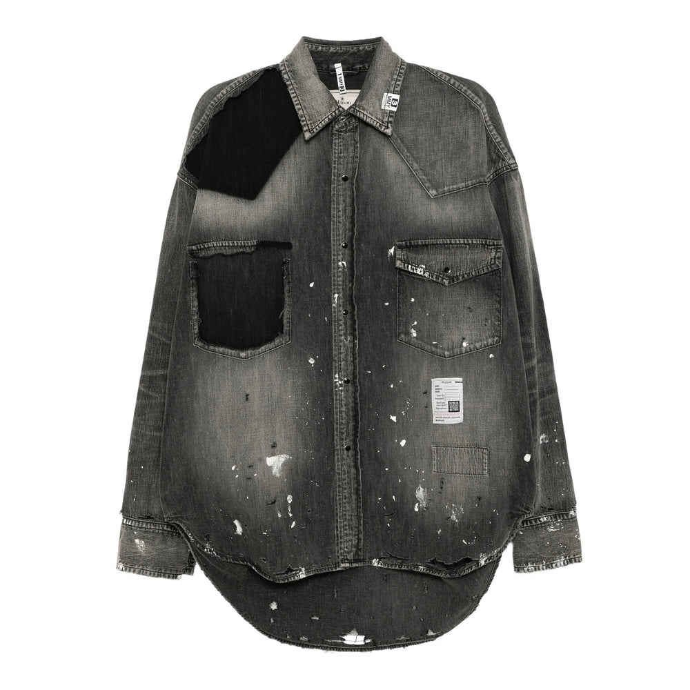 Maison Mihara Yasuhiro Shirts - Black | 10eb7703bfd6d6a6dbdbc4652abfe4622e397ac4