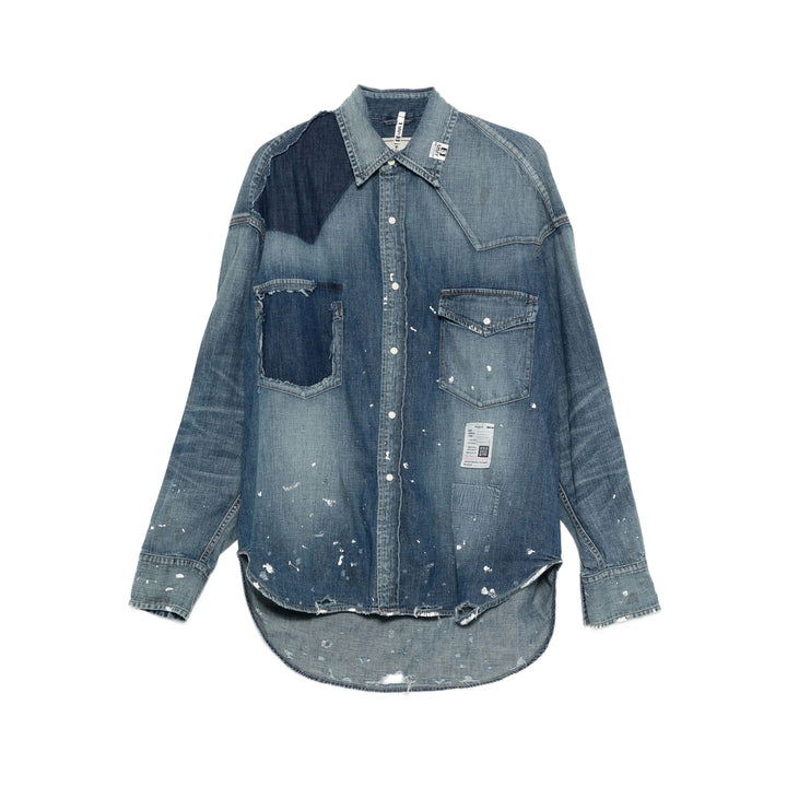 Maison Mihara Yasuhiro Shirts - Blue | ed49f399e5621723c467ae475dec13b6eff2cdf0