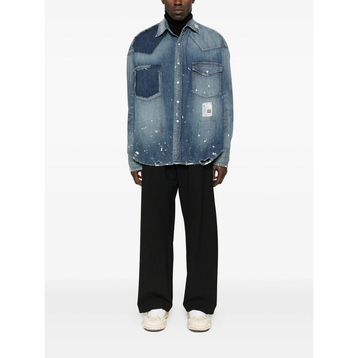 Maison Mihara Yasuhiro Shirts - Blue | dd8694735a967bec1e9d713697a3d5873e94a78d