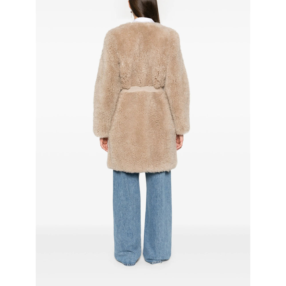 Yves Salomon Coats - Neutral | 498b9dc91f99b37a2c19ebe78d16697d7b645a8b