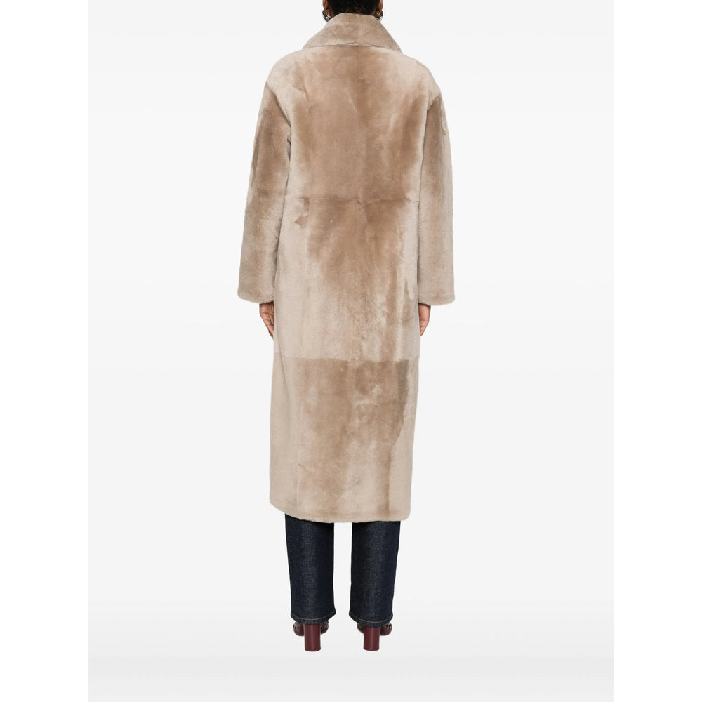 Yves Salomon Coats - Neutral | 497df5066e21b411c5e42346014c59fefba865a6