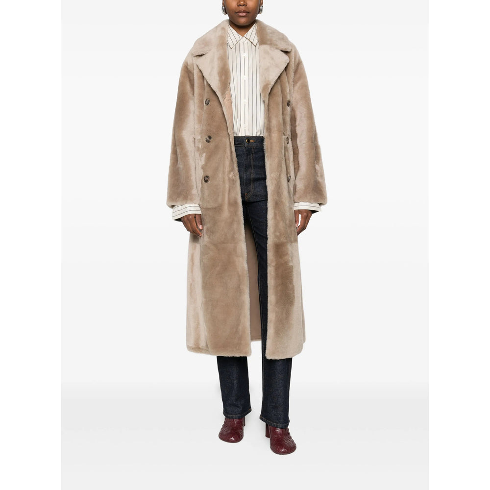 Yves Salomon Coats - Neutral | 7cb79acffd42eb64647021c924237742b2189c49
