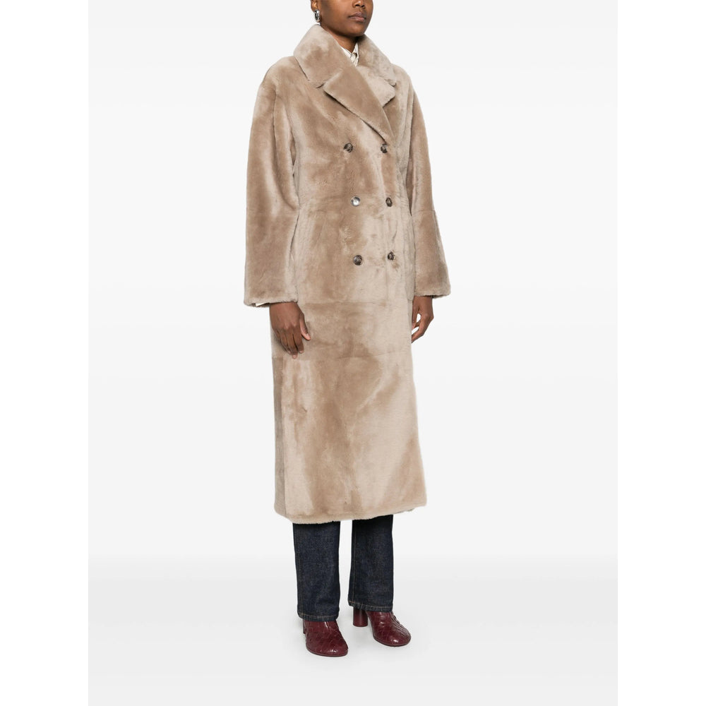 Yves Salomon Coats - Neutral | 48df51120cd5f9d5159412f52bb9d003f1501f37