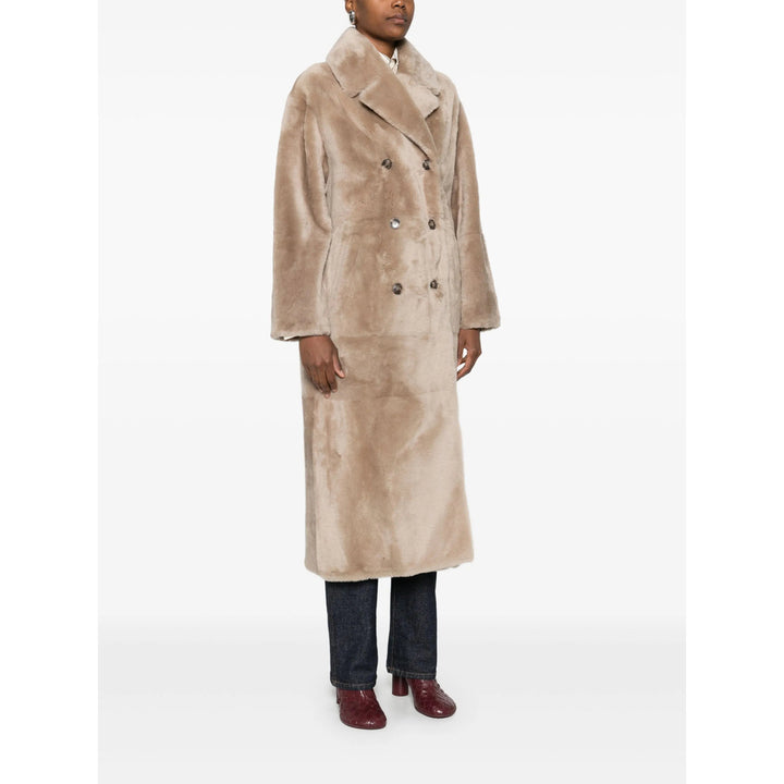Yves Salomon Coats - Neutral | 48df51120cd5f9d5159412f52bb9d003f1501f37