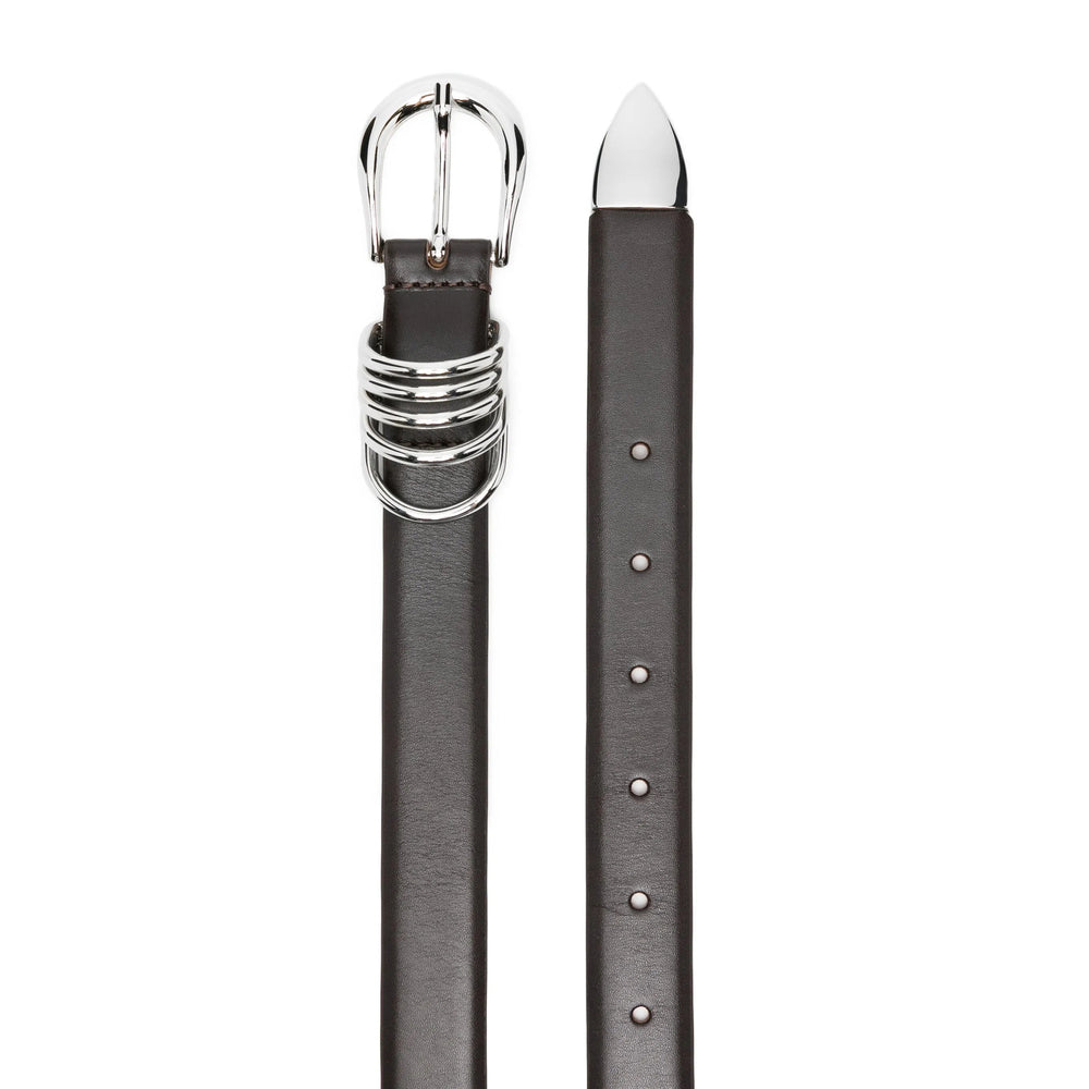 Dehanche Belts - Brown/Silver | afd8a6dfaa965b10fcca102b5f375480a4bff0b7