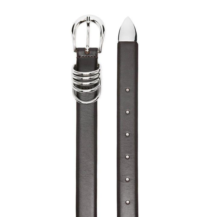 Dehanche Belts - Brown/Silver | afd8a6dfaa965b10fcca102b5f375480a4bff0b7