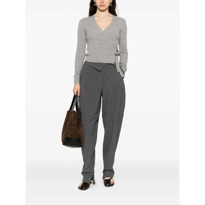 Allude Sweaters - Gray | 6384a839061778ab513a83fc65879e54b2ced69e