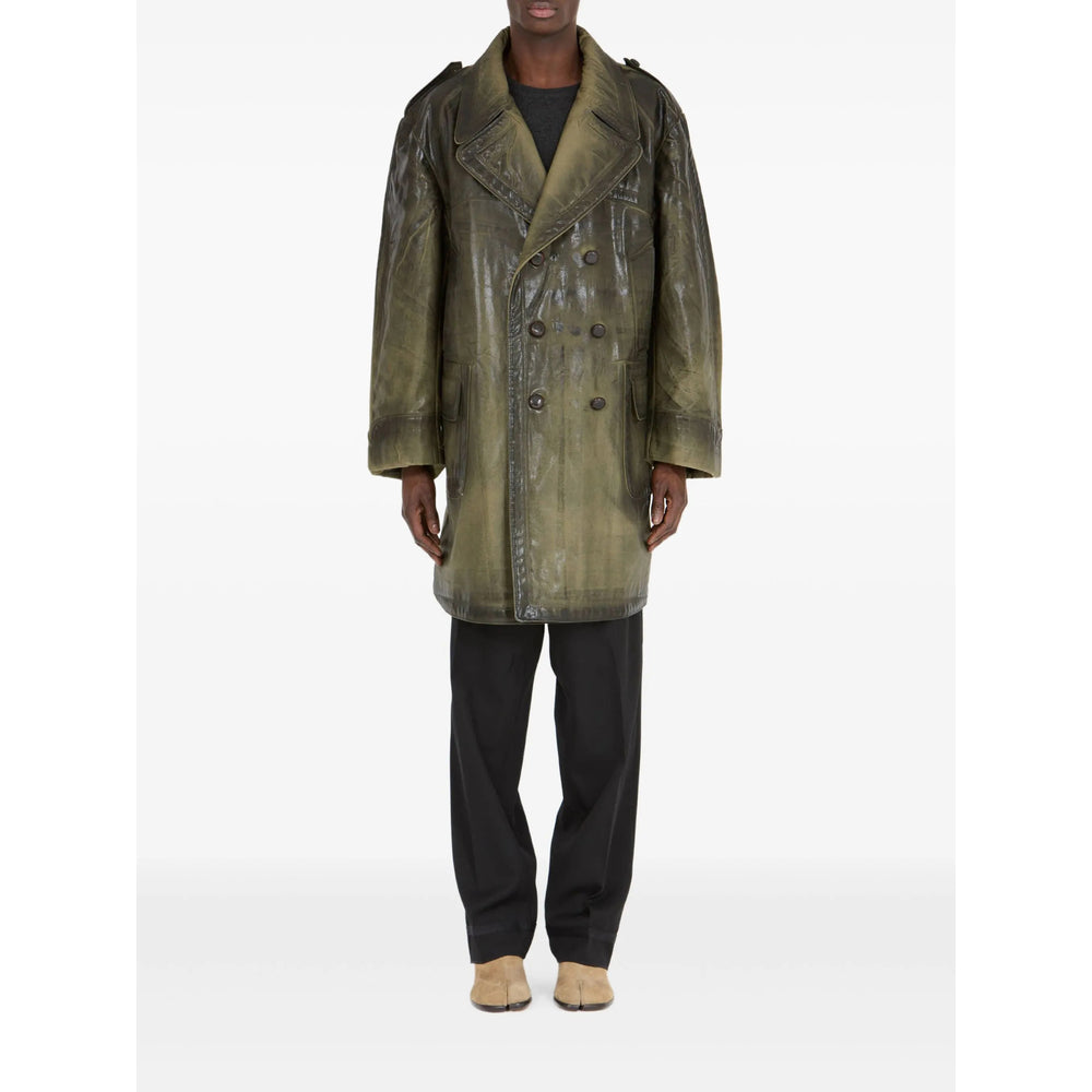Maison Margiela Coats - Green | 049f4e3fceadaed4ca85a00b371396feba0580af
