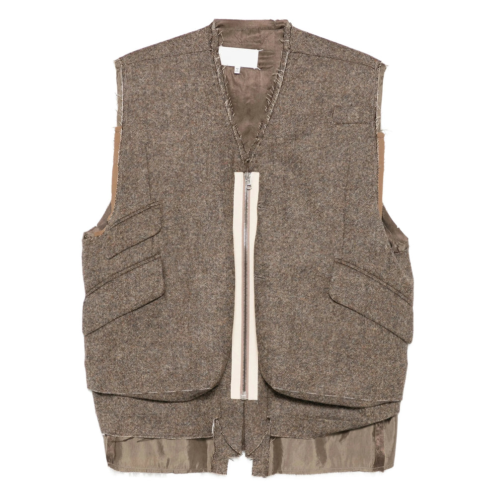 Maison Margiela Outwear Waistcoats - Brown | 3dc0ed6875c52a9817f126bd66d156728ccf9b6f