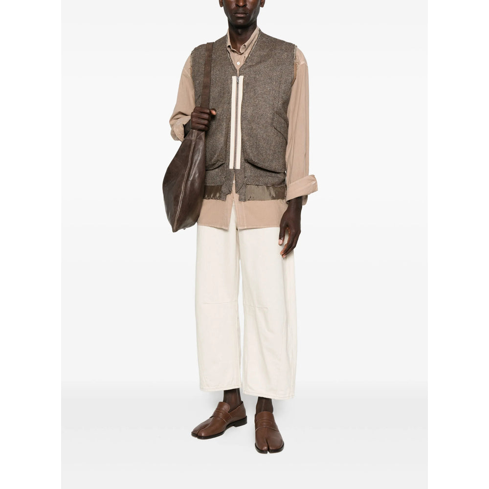 Maison Margiela Outwear Waistcoats - Brown | df0bb840fc3bfb4dacf6f02cf684de74667711cb